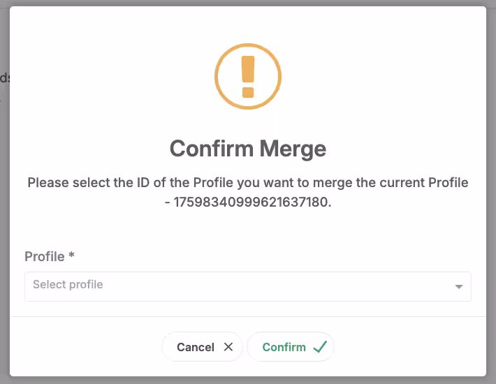 Merge Profile