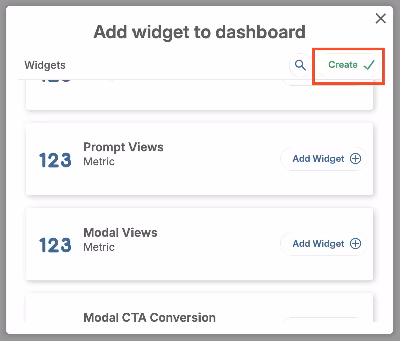 Create Custom Widget